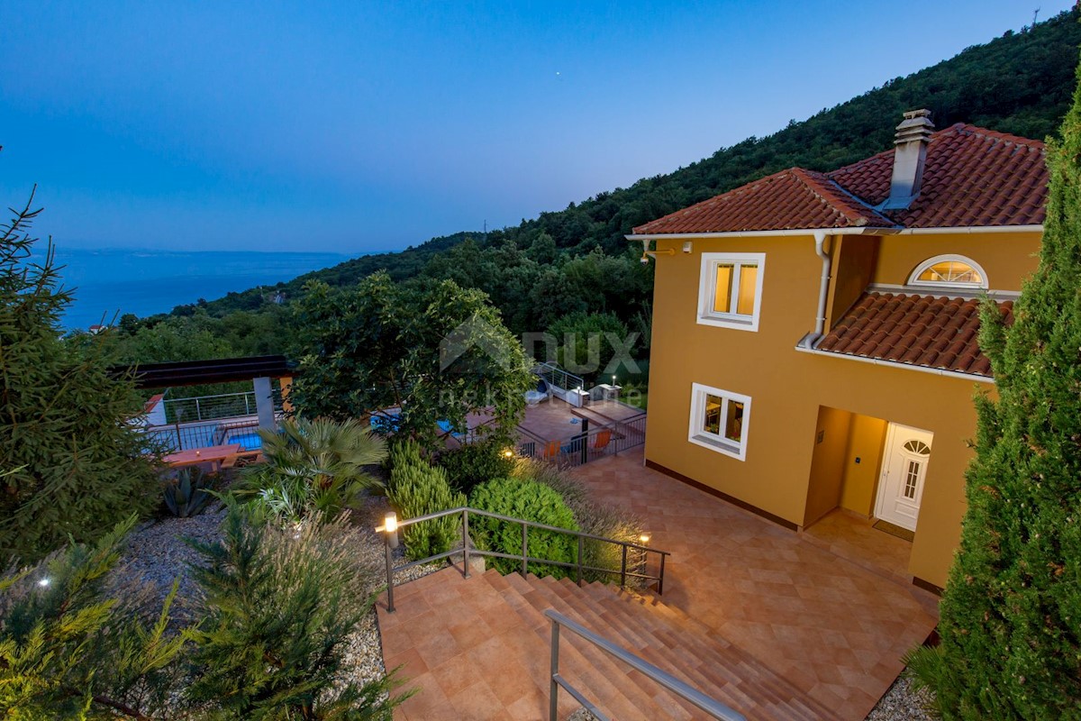 OPATIJA, VEPRINAC - Bella villa per le vacanze con vista sul Quarnero