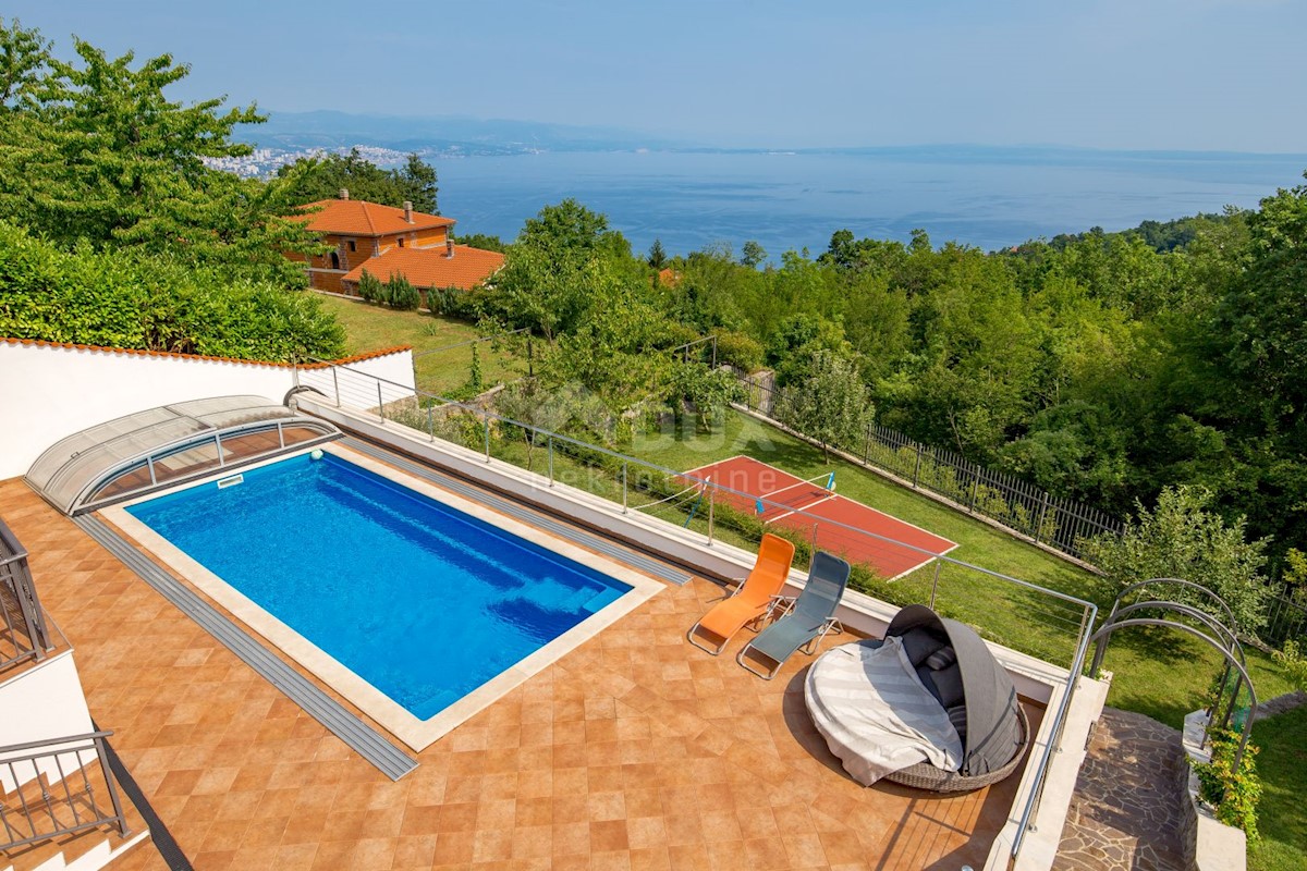 OPATIJA, VEPRINAC - Bella villa per le vacanze con vista sul Quarnero