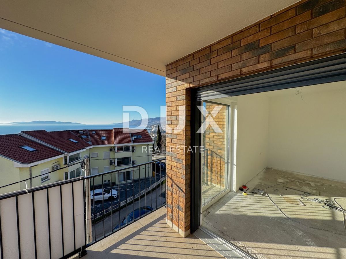 OPATIJA, PAVLOVAC - appartamento in una nuova costruzione vicino a Opatija, 180m2 con vista mare e terrazza sul tetto