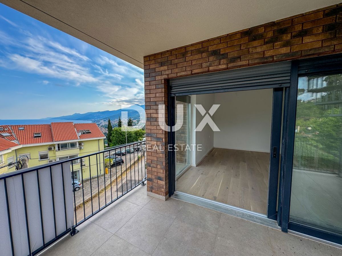 OPATIJA, PAVLOVAC - Appartamento con 3 camere da letto in un edificio nuovo con terrazza sul tetto, vista panoramica, vicino a Opatija