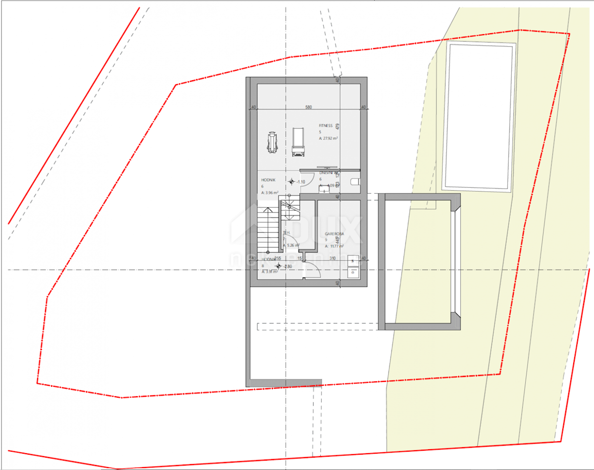 OPATIJA, CENTRO - 3 lotti di terreno per la costruzione di 3 ville con piscina con permesso di costruire, centro di Opatija