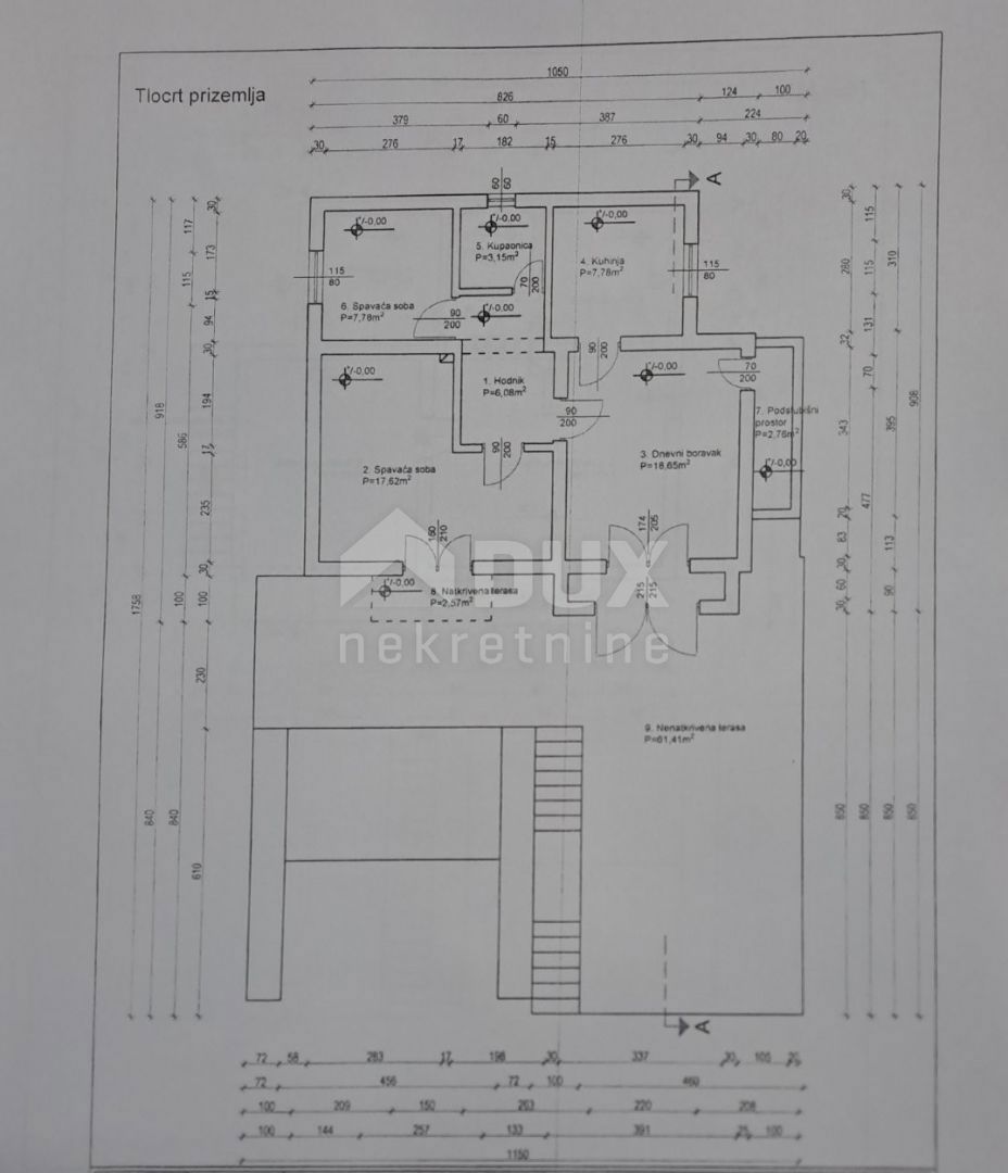 PAKOŠTANE, DRAGE - Palazzina con vista sul mare