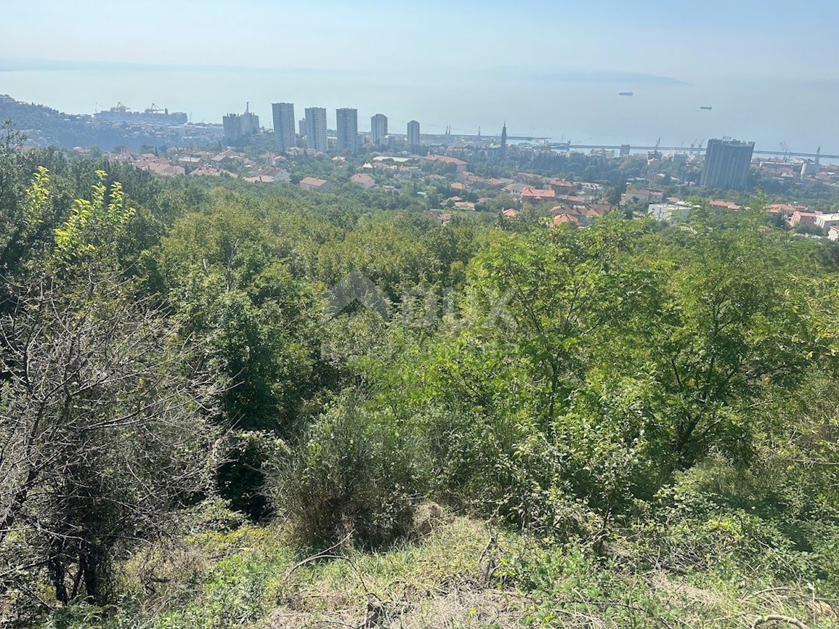 RIJEKA, KOZALA - terreno edificabile di 4000m2 con vista panoramica sul mare