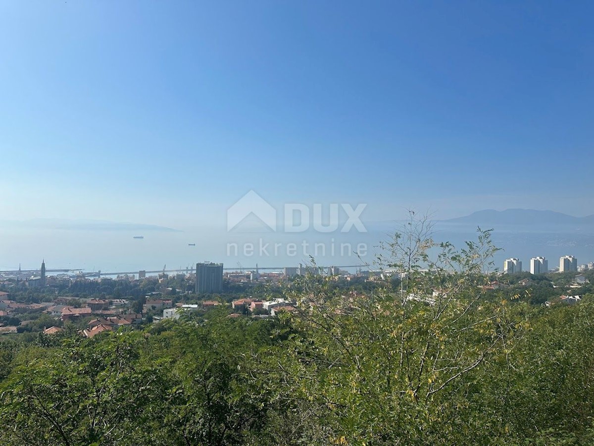 RIJEKA, KOZALA - terreno edificabile di 4000m2 con vista panoramica sul mare