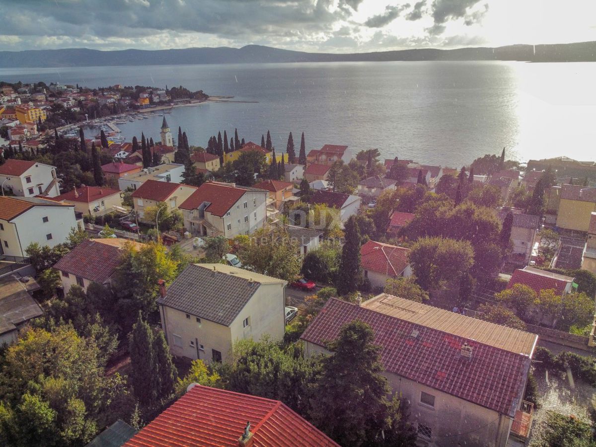 CRIKVENICA, SELCE - casa più grande con giardino a 200 metri dal mare con vista mare
