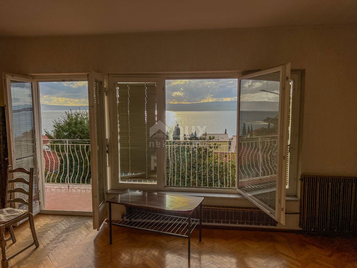 CRIKVENICA, SELCE - casa più grande con giardino a 200 metri dal mare con vista mare