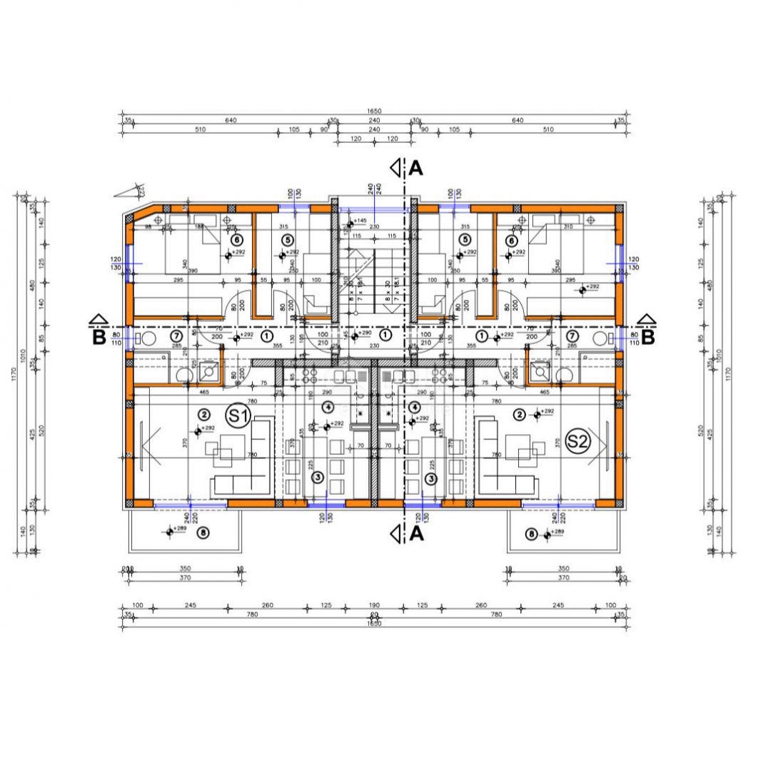 Appartamento Banderovo, Rijeka, 68m2