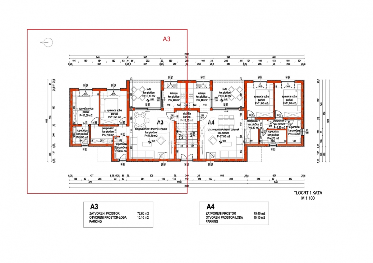 PRIMOŠTEN, DOLAC - Appartamento con due camere da letto in un edificio di nuova costruzione di qualità con una splendida vista sul mare. PRLIKA!