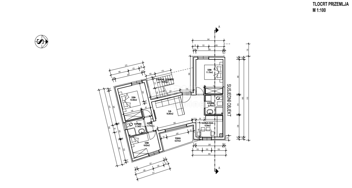 ISOLA DI KRK, ČIŽIĆI - Nuova costruzione I - Appartamento con 3 camere da letto al piano terra