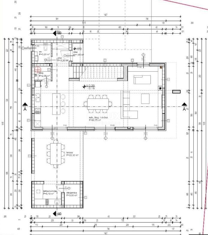 ZADAR, ZATON - Terreno edificabile con progetto per una villa con piscina!