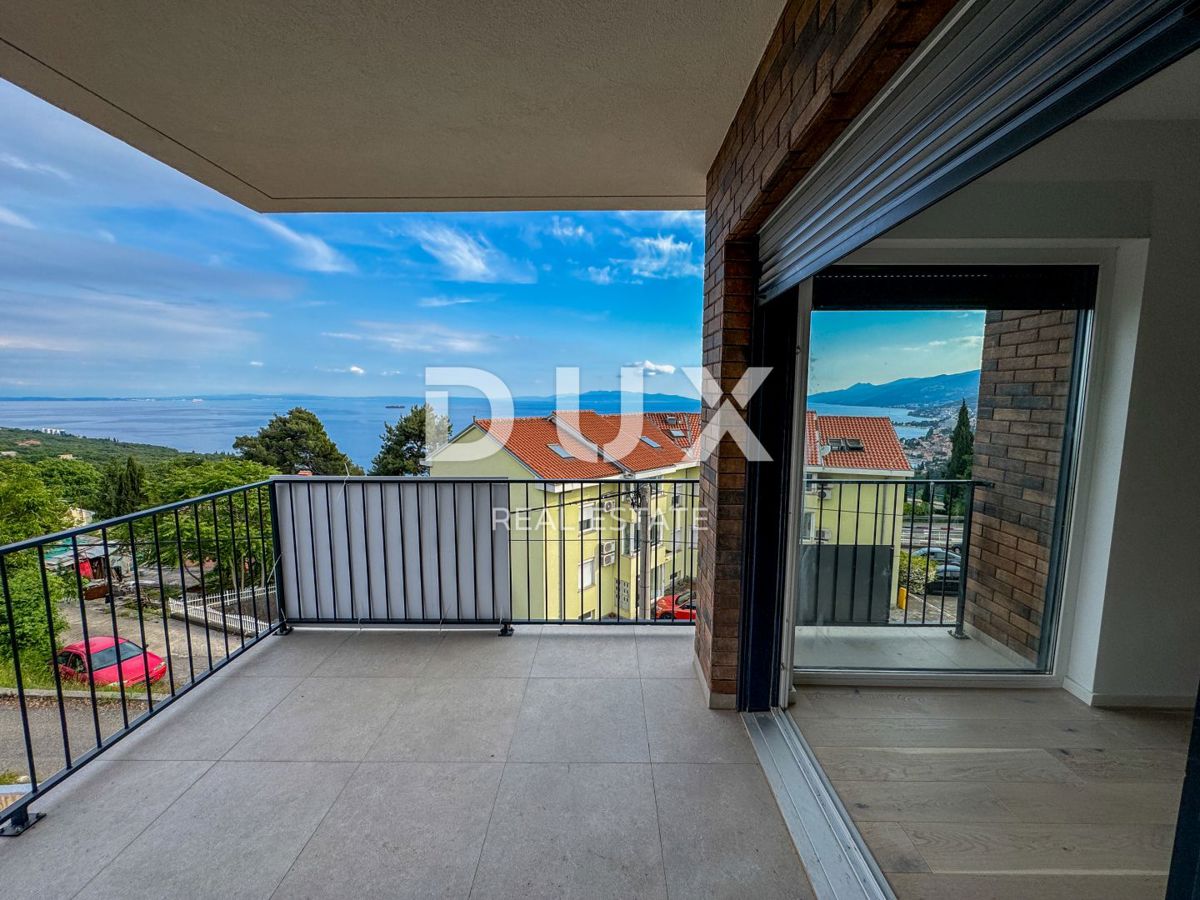 OPATIJA, PAVLOVAC - appartamento più grande 137m2, 3 camere da letto, terrazza sul tetto, nuova costruzione vicino a Opatija, vista