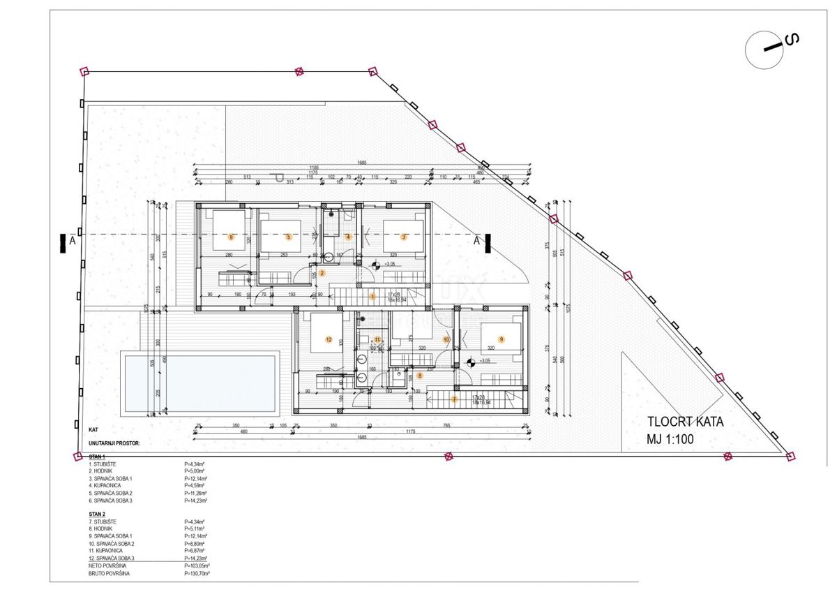 Casa Pirovac, 110m2