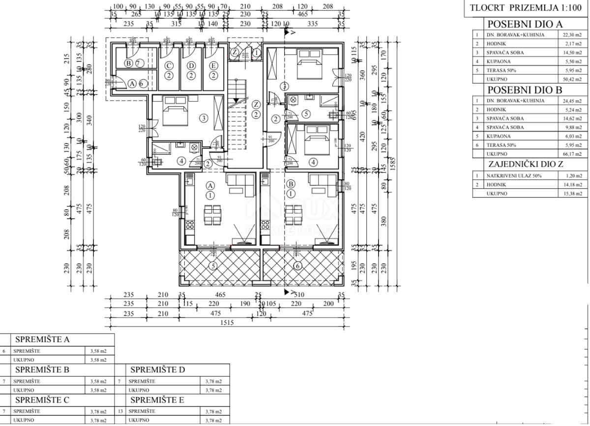 Appartamento Poreč, 69,75m2