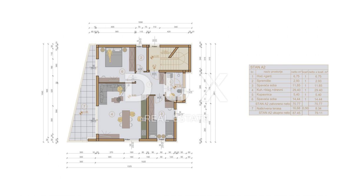 ISTRIA, MEDULINO - Appartamento 2BR+DB al 1° piano di una nuova costruzione