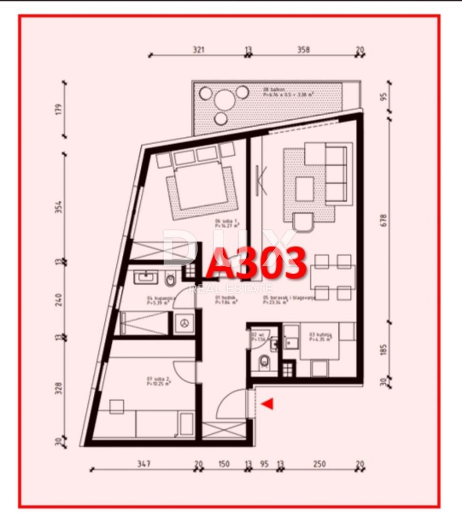 ISTRIA, PARENZO - Attico 81m2, nuova costruzione a 800 metri dal mare!