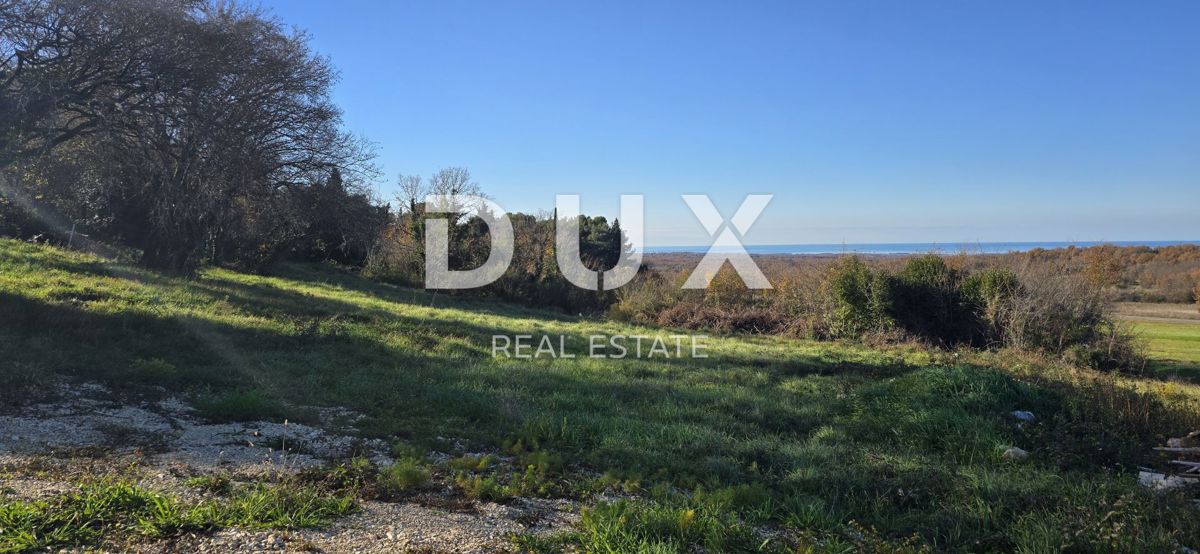 ISTRIA, VIŠNJAN - Terreno edificabile con bellissima vista sul mare e sulla natura