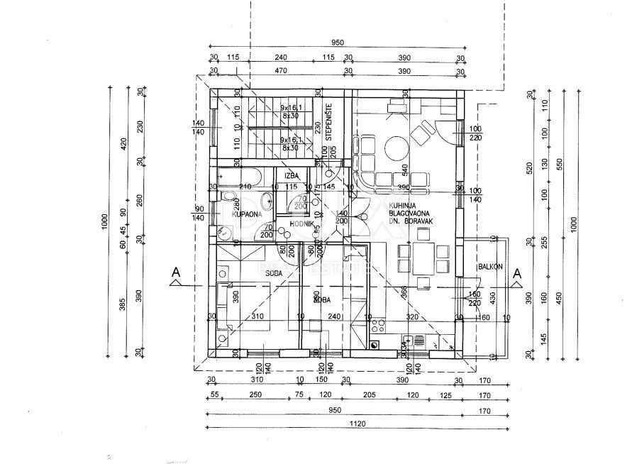 Appartamento Permani, Matulji, 7m2