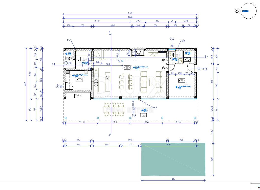 CRIKVENICA RIVIJERA - splendida costruzione di nuova costruzione con vista e piscina
