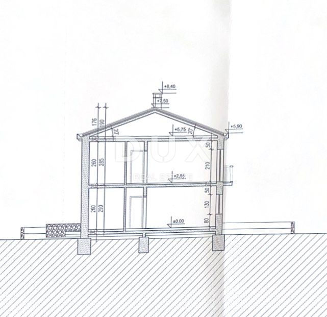 BIOGRAD, TURANJ - Terreno con progetto sull'isola di Babac