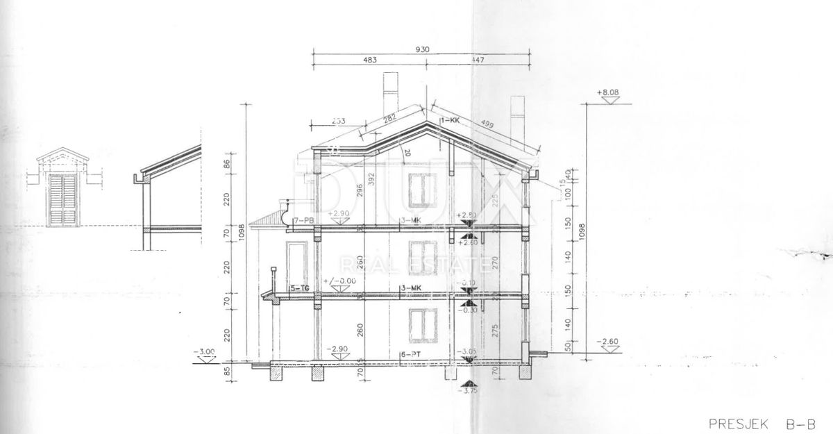 OPATIJA, POBRI - iniziata la costruzione di 100m2 CON PERMESSO DI COSTRUZIONE!!! + giardino 1200m2