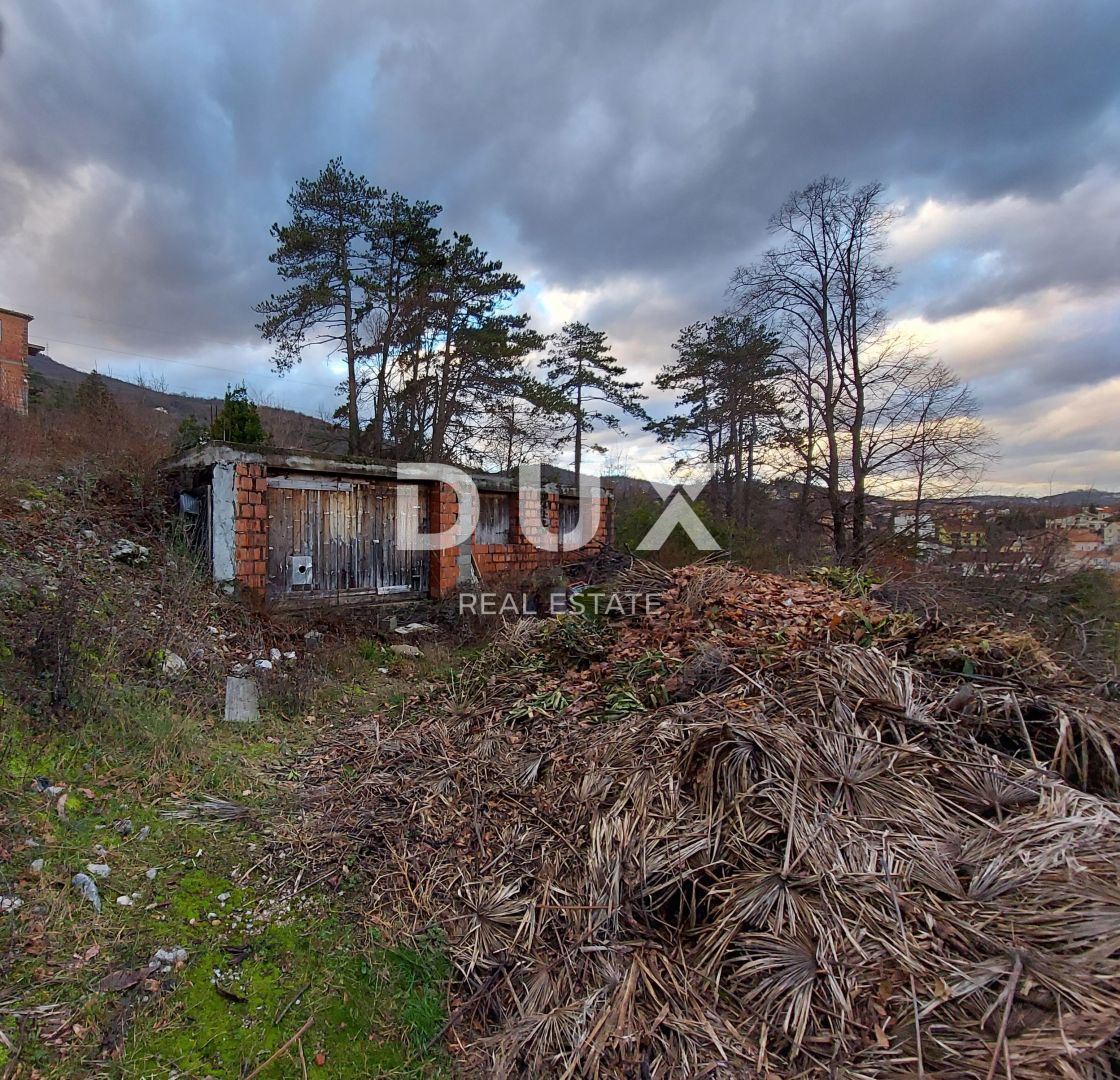 OPATIJA, POBRI - iniziata la costruzione di 100m2 CON PERMESSO DI COSTRUZIONE!!! + giardino 1200m2