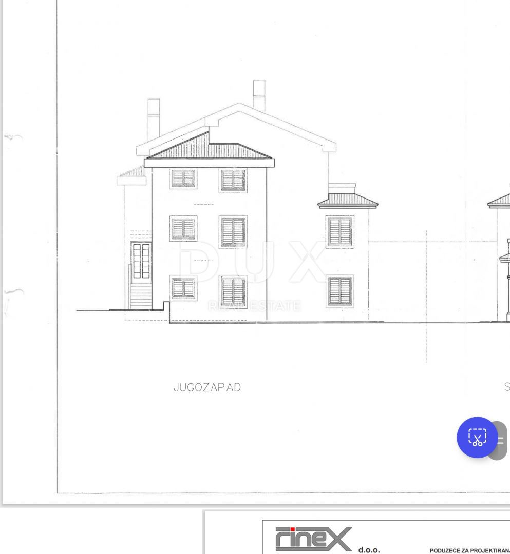 OPATIJA, POBRI - iniziata la costruzione di 100m2 CON PERMESSO DI COSTRUZIONE!!! + giardino 1200m2