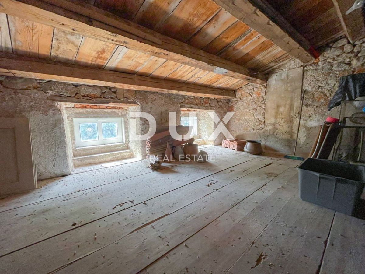 ISOLA DI KRK, PUNAT - OCCASIONE 1a fila dal mare! - Casa storica in pietra