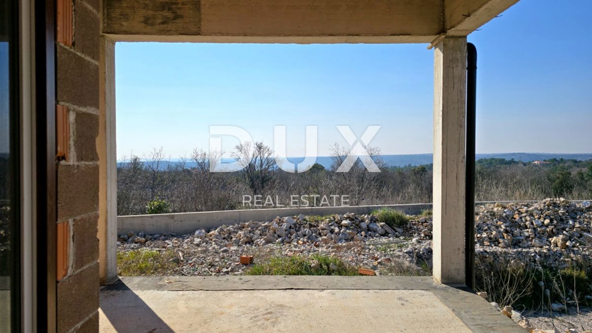 ISTRIA, RABAC - Casa in costruzione con vista mare