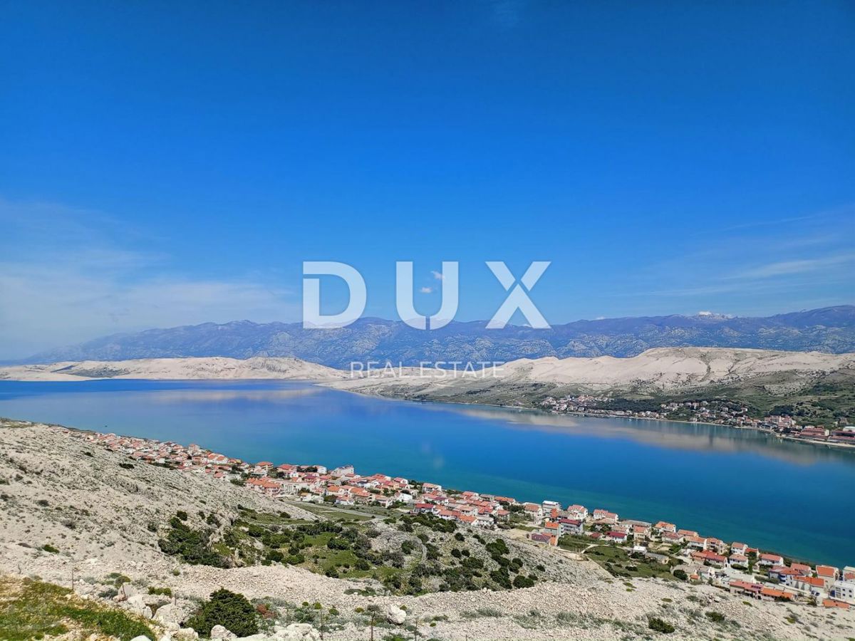 ISOLA DI PAG, PAG - Terreno edificabile a 250 m dal mare