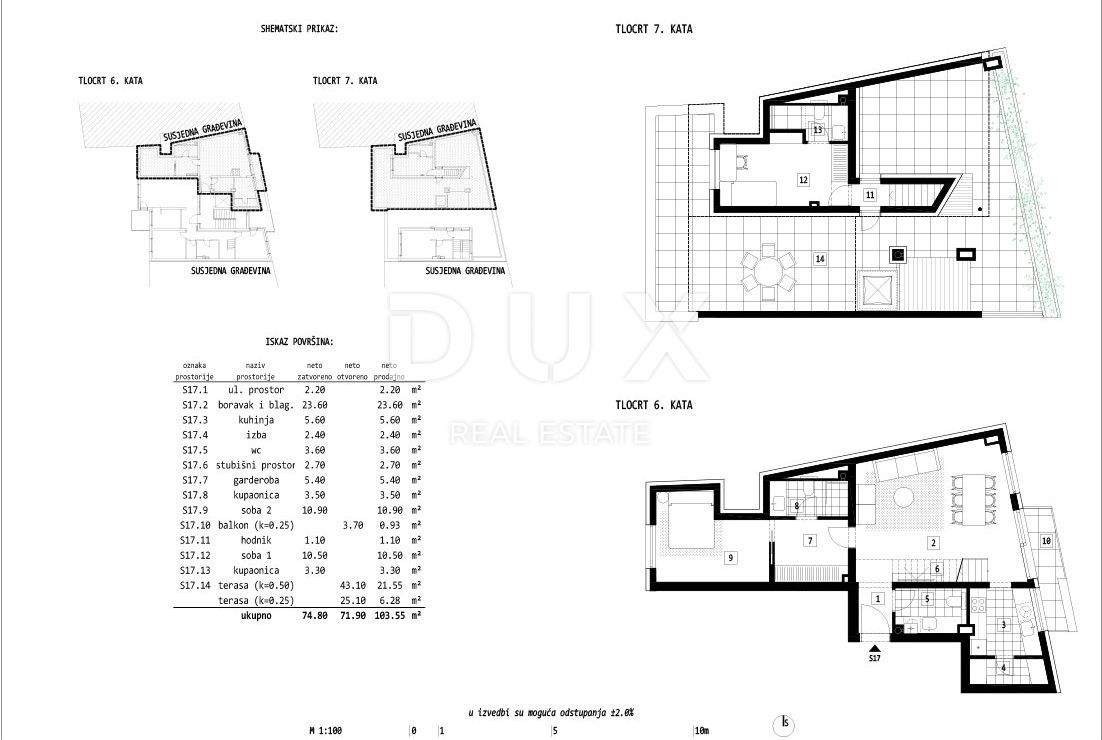 Appartamento Trešnjevka, Trešnjevka - Sjever, 72m2