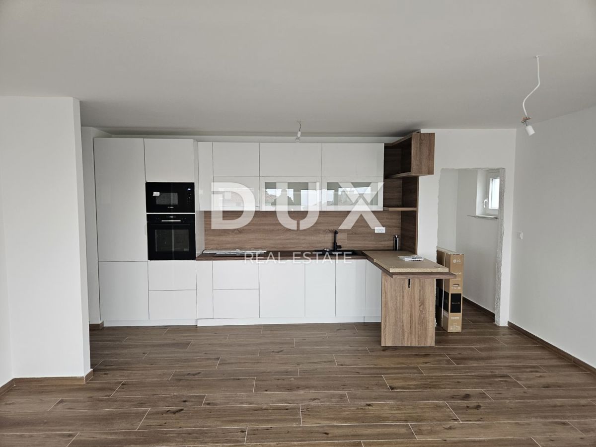 KASTAV, SRDOČI, REŠETARI - attico, nuova costruzione, 120m2, soggiorno + 3 camere da letto, vista mare e garage