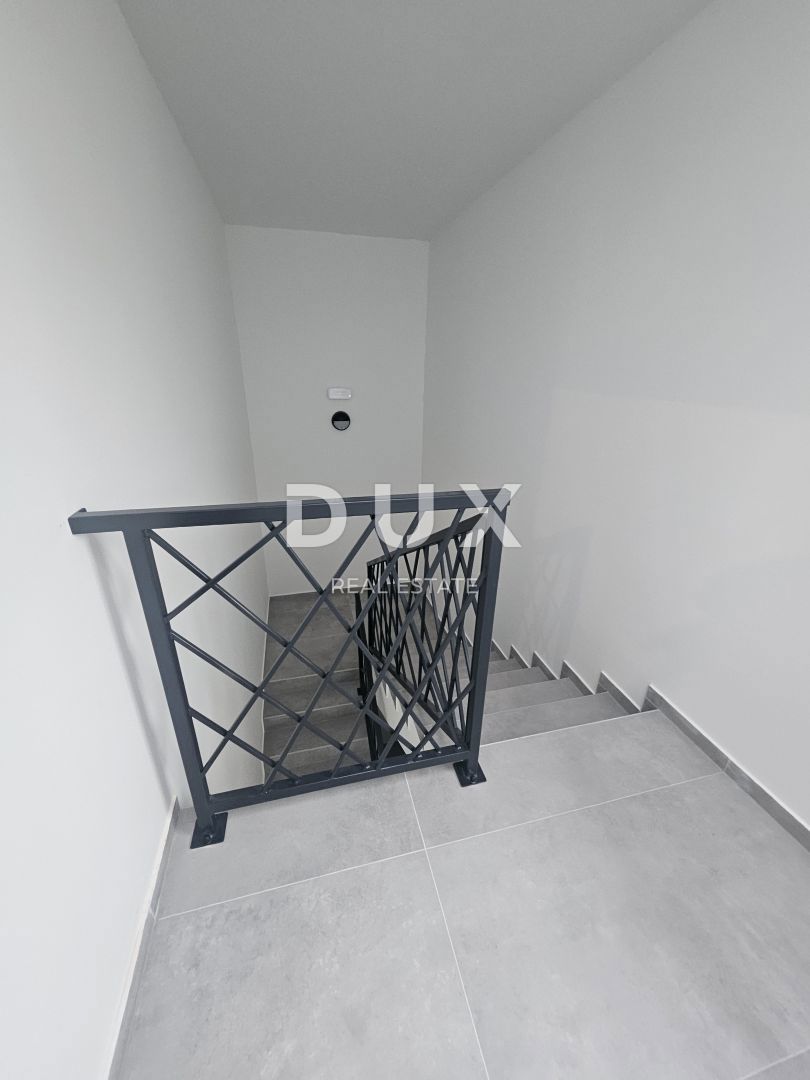 KASTAV, SRDOČI, REŠETARI - attico, nuova costruzione, 120m2, soggiorno + 3 camere da letto, vista mare e garage