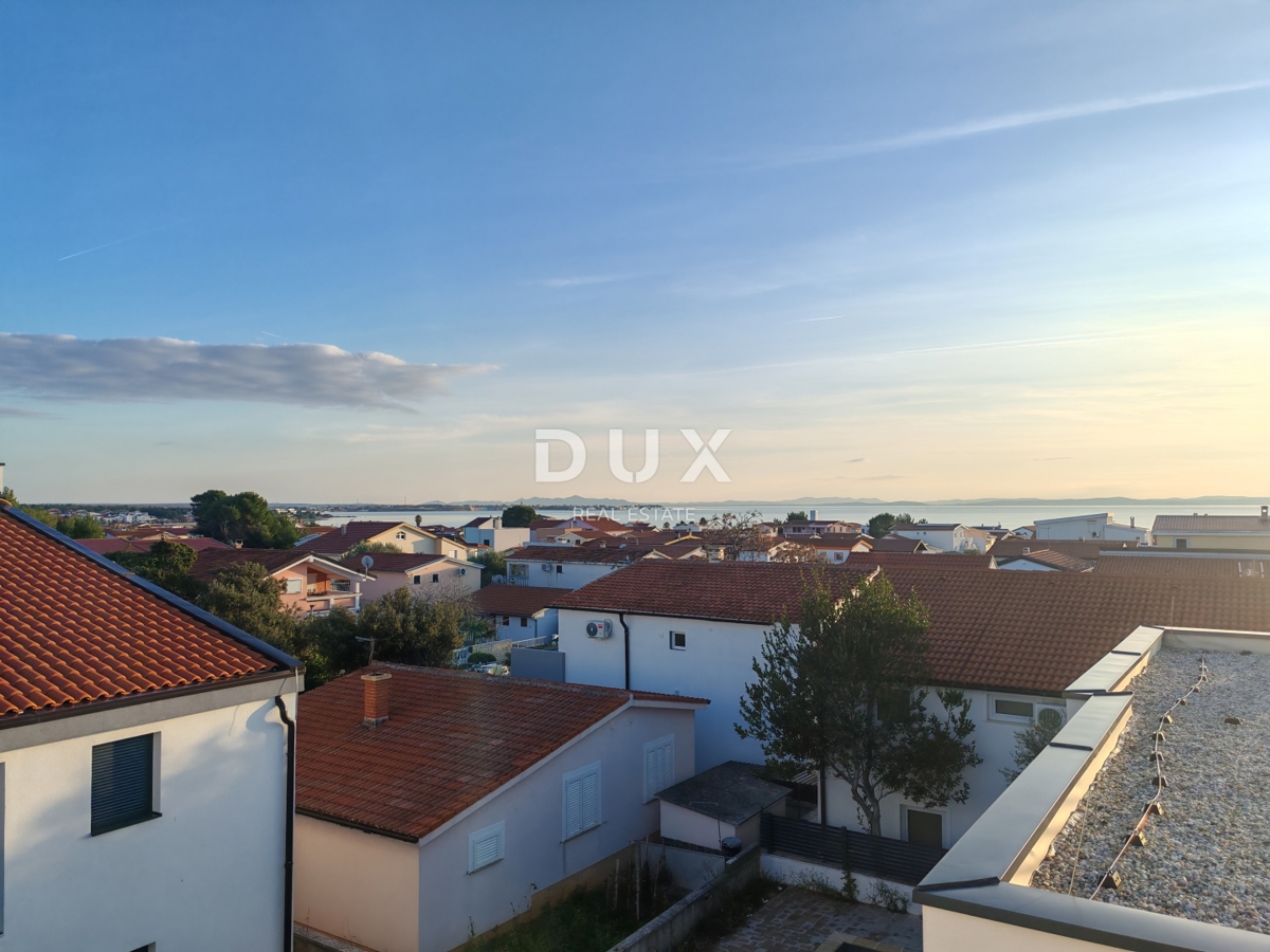 ZADAR, VIR - Appartamento di alta qualità con terrazza sul tetto e splendida vista sul mare! Nuova costruzione! S4