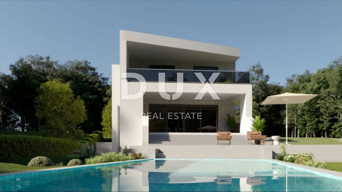 POREČ, KAŠTELIR - terreno edificabile 700m2 CON PERMESSO DI COSTRUZIONE!! per una villa con piscina