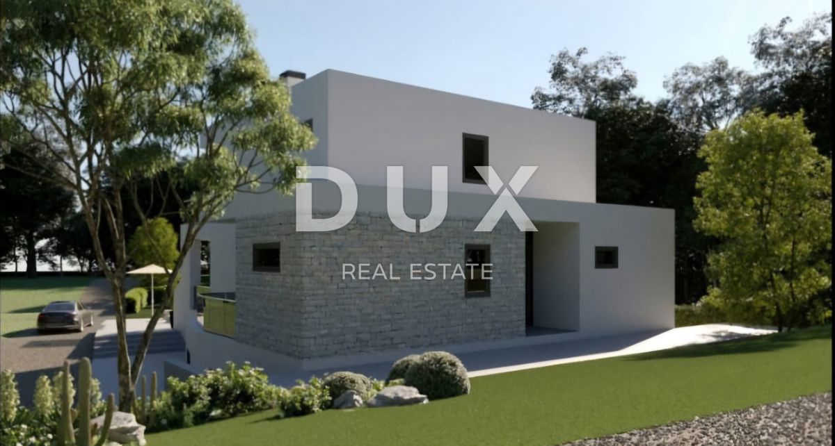 POREČ, KAŠTELIR - terreno edificabile 700m2 CON PERMESSO DI COSTRUZIONE!! per una villa con piscina