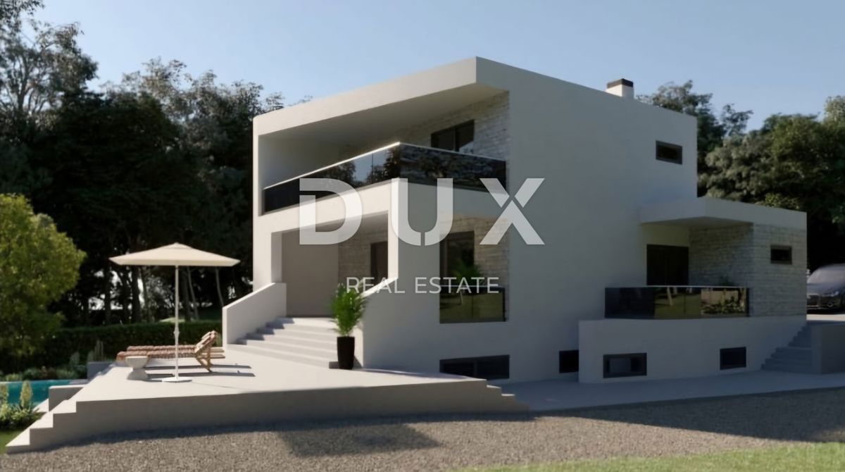 POREČ, KAŠTELIR - terreno edificabile 700m2 CON PERMESSO DI COSTRUZIONE!! per una villa con piscina