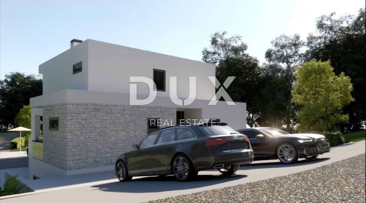 POREČ, KAŠTELIR - terreno edificabile 700m2 CON PERMESSO DI COSTRUZIONE!! per una villa con piscina