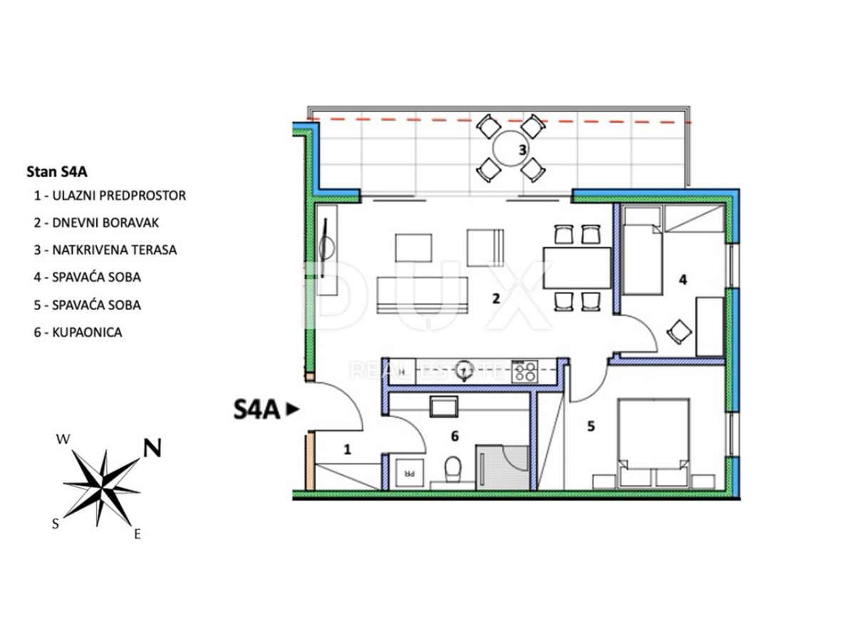Appartamento Umag, 70,40m2