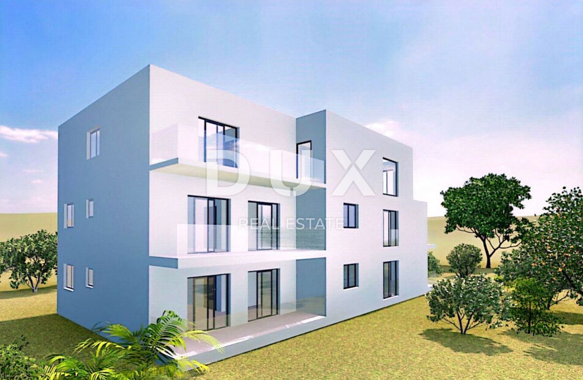 ISOLA DI PAG, POVLJANA - Moderno appartamento in costruzione prima fila al mare S5