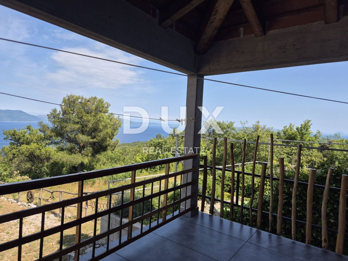 ISTRIA, LABIN - Una casa mediterranea unica in completa solitudine, con una vista mozzafiato