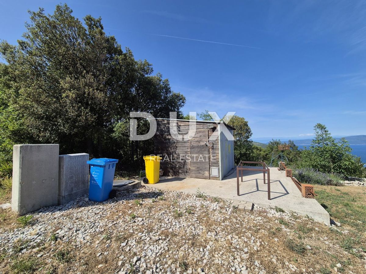 ISTRIA, LABIN - Una casa mediterranea unica in completa solitudine, con una vista mozzafiato