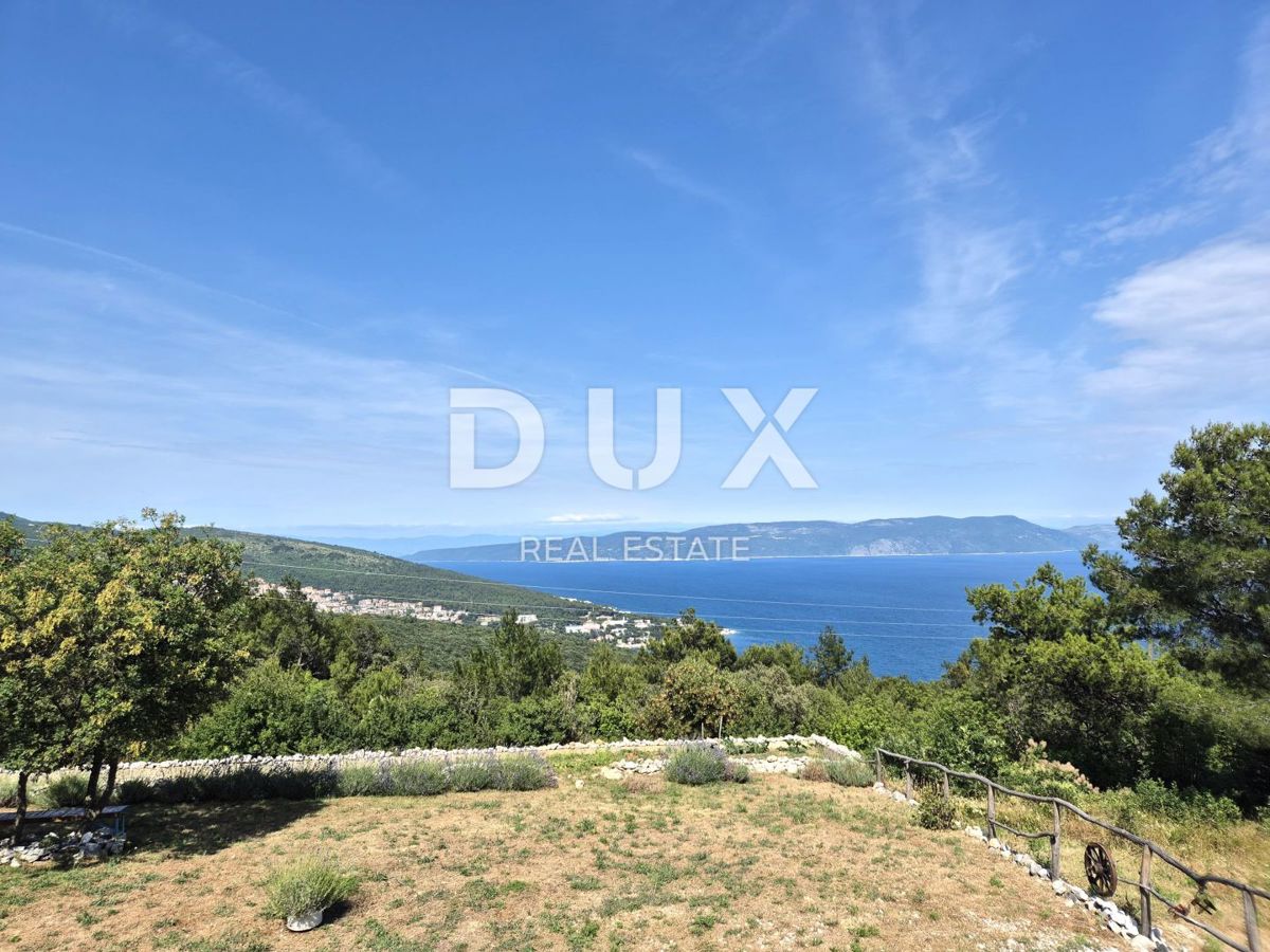 ISTRIA, LABIN - Una casa mediterranea unica in completa solitudine, con una vista mozzafiato