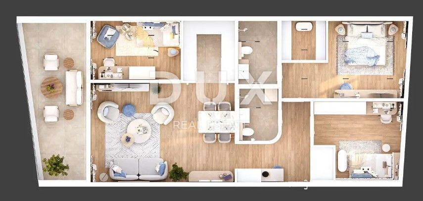 RIJEKA, KANTRIDA - nuovo edificio di lusso di qualità 3 camere da letto + soggiorno S8