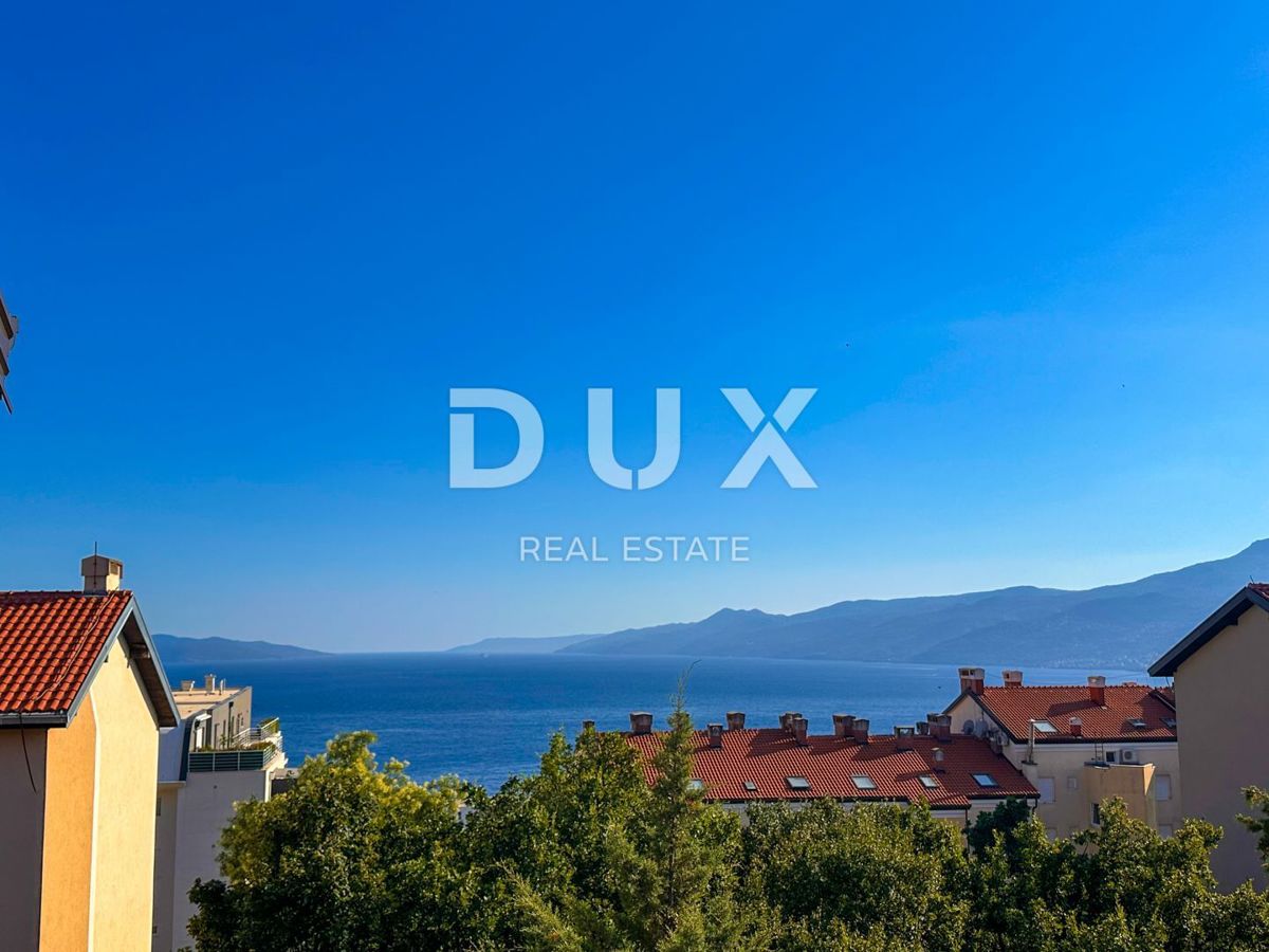 RIJEKA, SRDOČI - 2BR+LR, loggia, vista mare