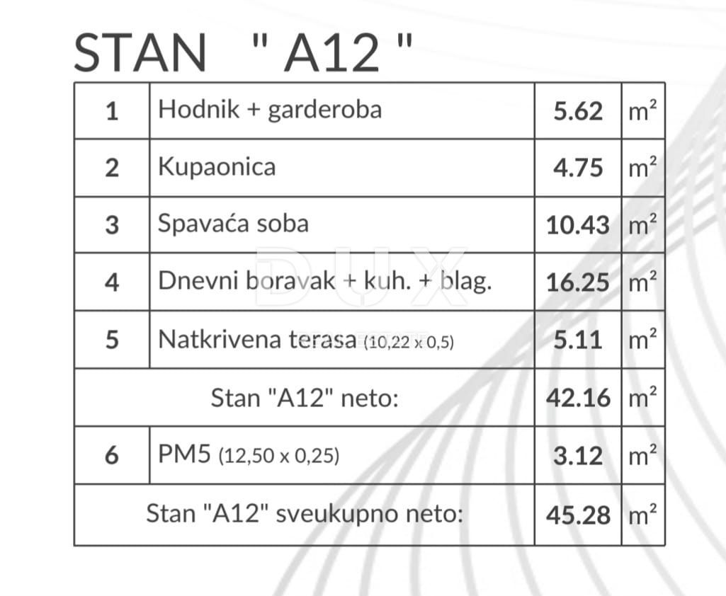 Appartamento Šikići, Pula, 53,46m2