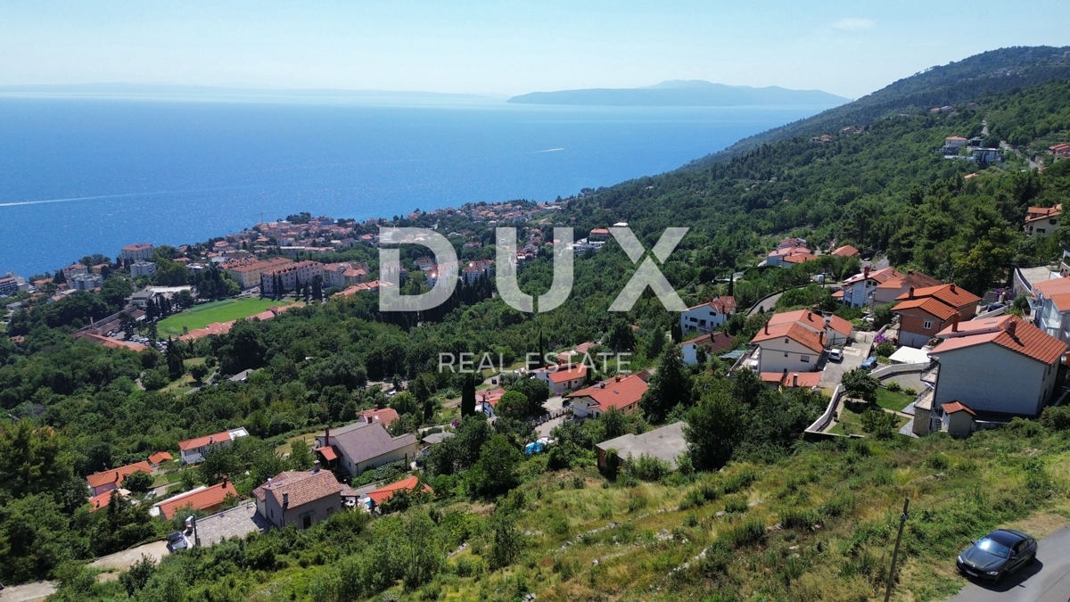 ABBAZIA, LOVRAN - terra da sogno con una vista panoramica sul mare che vi lascerà senza parole
