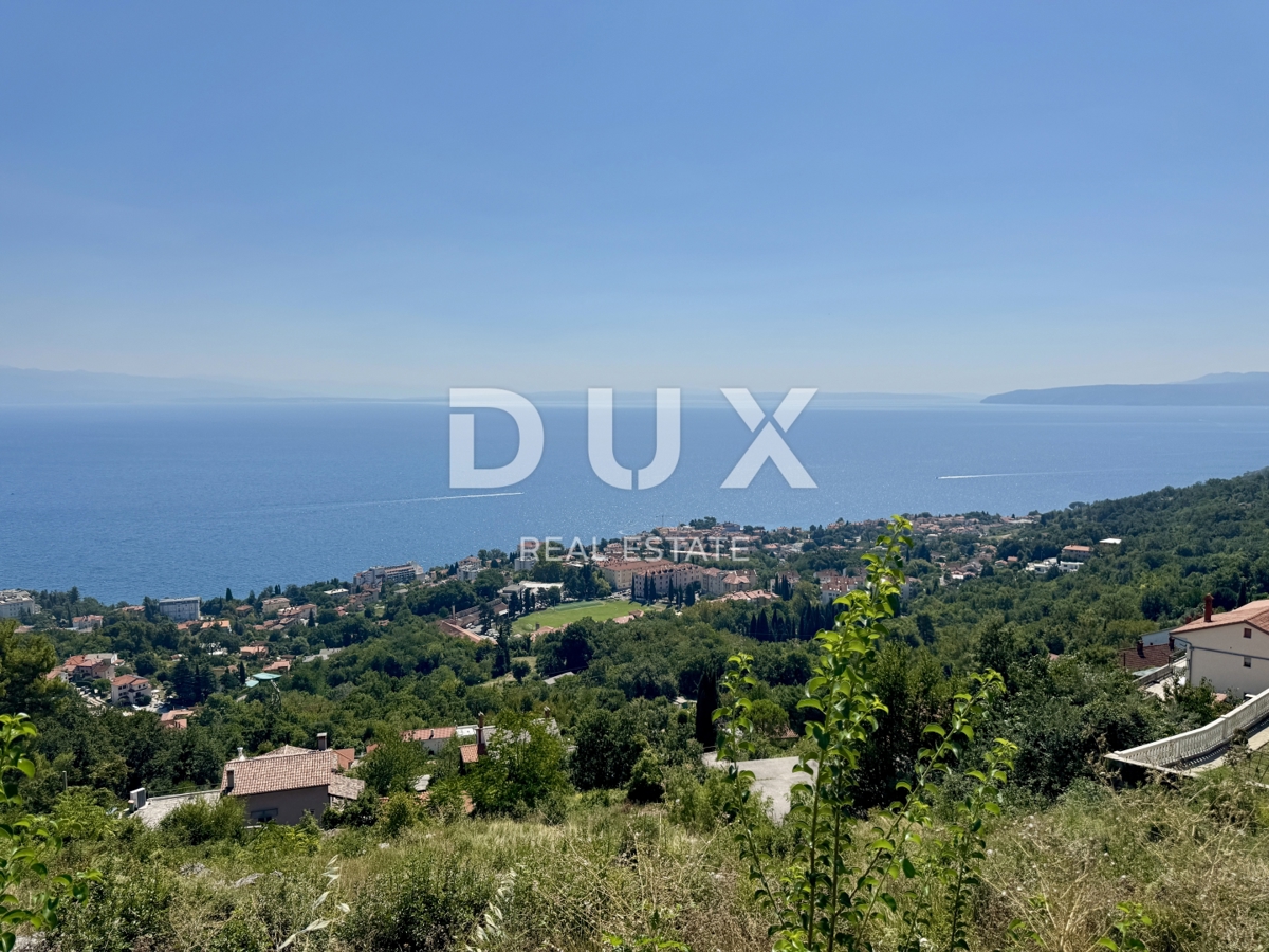 ABBAZIA, LOVRAN - terra da sogno con una vista panoramica sul mare che vi lascerà senza parole