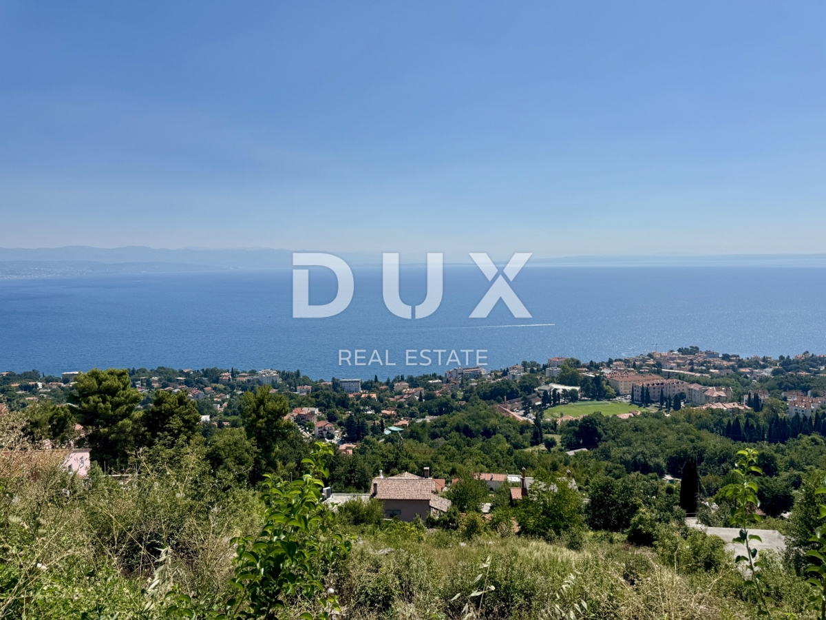 ABBAZIA, LOVRAN - terra da sogno con una vista panoramica sul mare che vi lascerà senza parole
