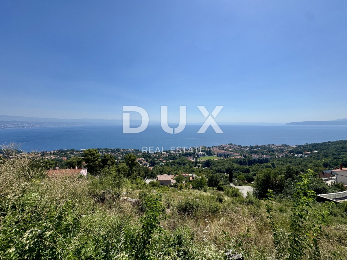 ABBAZIA, LOVRAN - terra da sogno con una vista panoramica sul mare che vi lascerà senza parole
