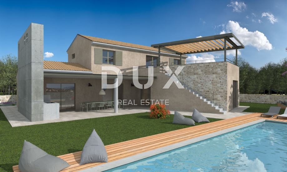 ISTRIA, SVETVINČENAT - La villa dei tuoi sogni con piscina, jacuzzi e vista mozzafiato!